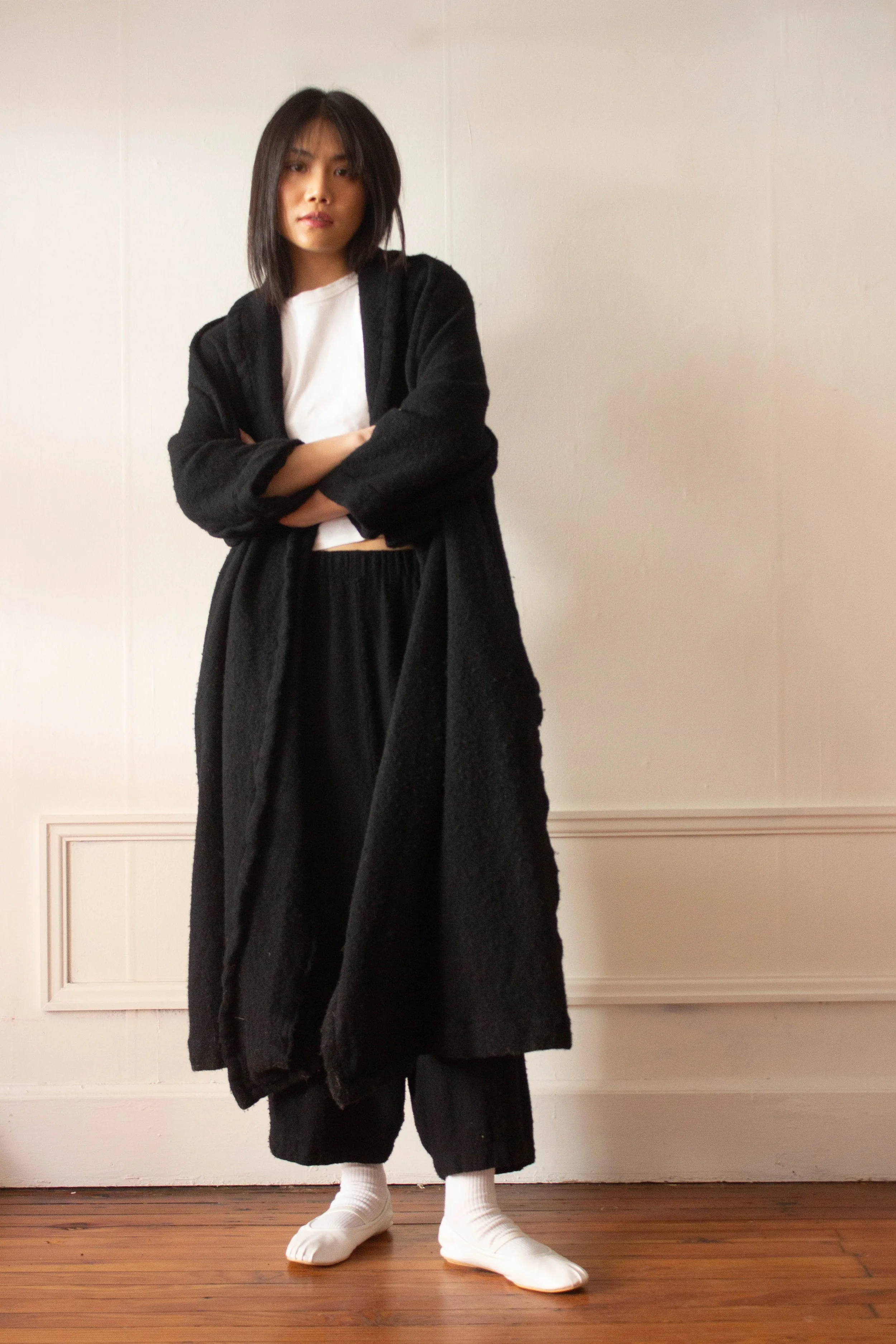 2005 Comme des Garçons Bouclé Wool Drop Crotch Suit — Wayward